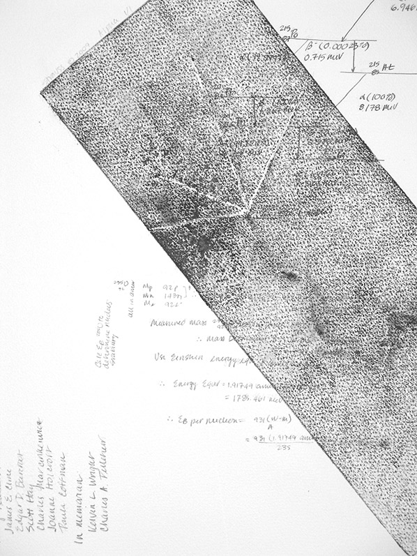 Kathy Strauss print, Alpha (Detail)