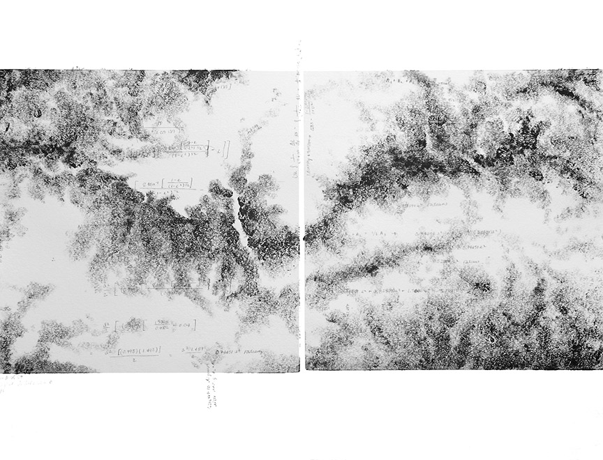 Kathy Strauss print, Kepler Underneath 2 (Right)