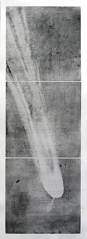 Kathy Strauss print, Kepler Underneath 9